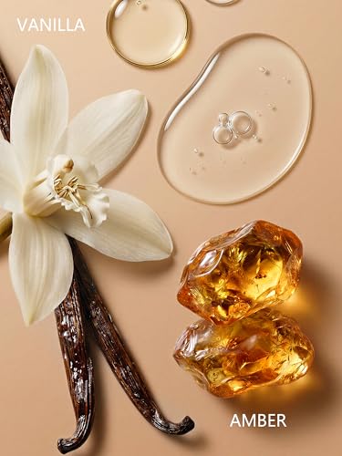 PUREU Amber Vanilla Pheromone Perfume Oil for Women, Long - Product Imagery