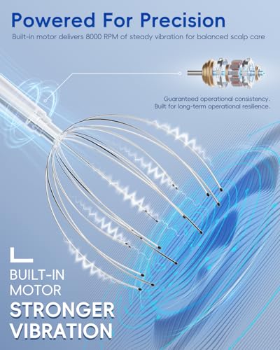Winyoung Head Massager Scalp, Electric Scalp Massager with 20 - Product Imagery