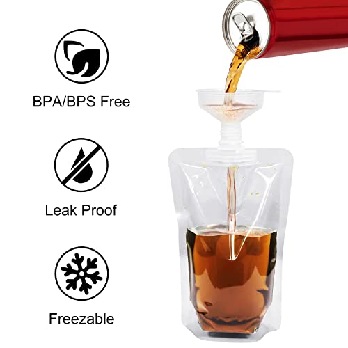 Keon Plastic Pouches - Leak-Proof, Reusable, Flexible Juice - Product Imagery