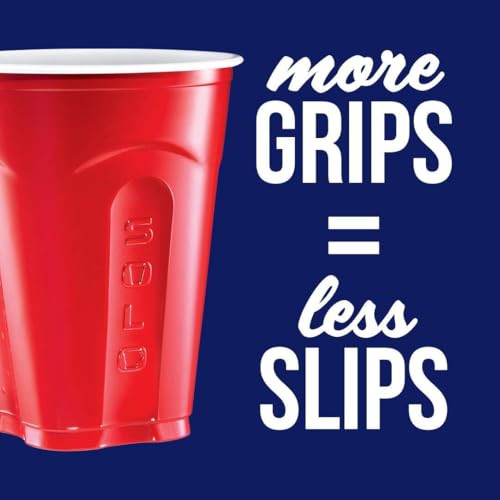 SOLO Cup Company Red Squared Plastic Party, 18 Ounce, 200 Count, - Product Imagery