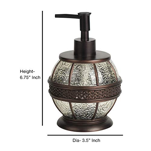 nu steel Resin Crackled Ice Bath Accessory Set Vanity - Product Imagery