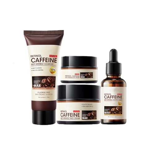 Skincare Gift Set for Women Girls, Retinol Caffeine Skin Care - Product Imagery