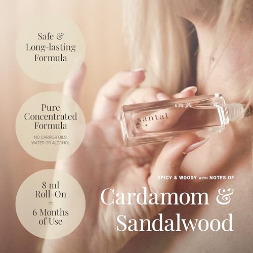 Riddle Santal Roll-On Perfume Oil For Women Spicy Woody - Product Imagery