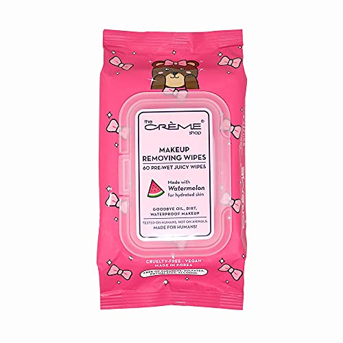 The Crème Shop Makeup Removing Wipes Made with Watermelon for - Product Imagery