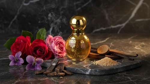 Rose De Ambre (10 ML) Long Lasting Unisex 100% Pure Perfume Oil. - Product Imagery