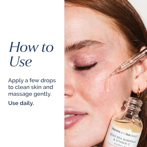 Toning Skin Serum with Vitamin C Complex & Dead Sea Minerals – - Product Imagery