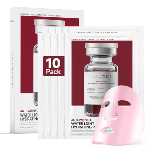 10 Packs Serum Mask Rice Nature Facial Mask Real Collagen - Product Imagery