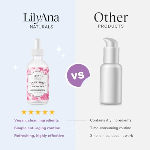 LilyAna Naturals Dark Spot Corrector for Face with Niacinamide, - Product Imagery
