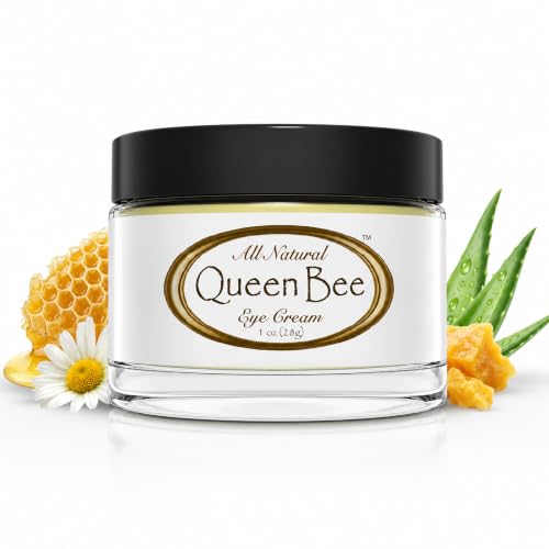 Queen Bee Organic Under Eye Cream for Dark Circles Wrinkles - Vivid Health Nutrition Official Imagery - 1