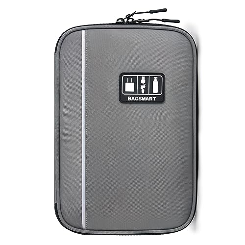 BAGSMART Large Electronics Organizer Travel Case for Tech - Product Imagery
