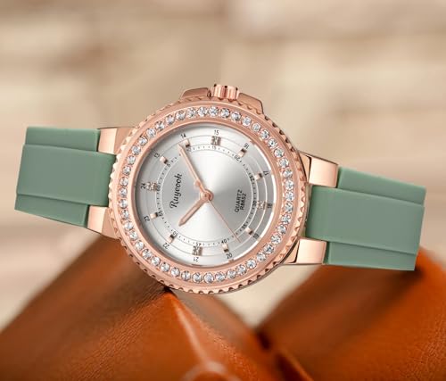 Women's Watch,Crystal Bezel,Quartz Watch for Ladies Female Bling - Product Imagery