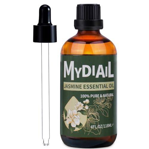 Jasmine Essential Oil for Humidifier, Diffuser, Aromatherapy, 4oz - Product Imagery