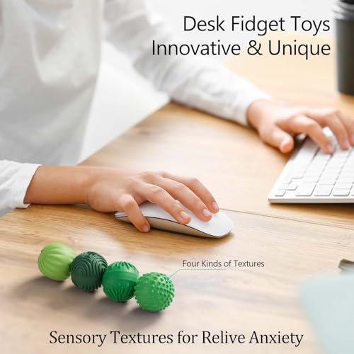 Silicone Magnetic Balls Fidget Toys for Adults & Teens,4PCS - Product Imagery