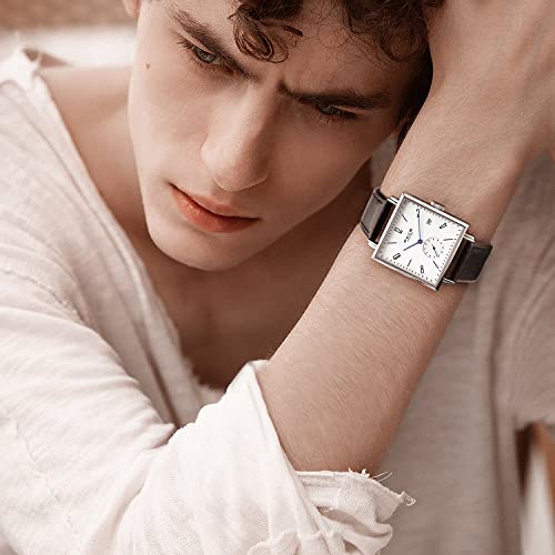 FEICE Sapphire Crystal Square Automatic Watch Classic Bauhaus - Product Imagery