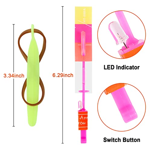 lpvoqpth 25 Sets LED Flying Set, 25 Slingshot+25 Glow - Product Imagery