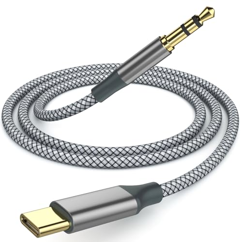 Henrety AUX to USB C Cable 3.3ft, USB C to 3.5mm Audio Aux Jack C by Henrety - Angle View 1