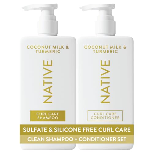 Native Coconut Turmeric Shampoo and Conditioner Contain - Native Official Imagery - 1