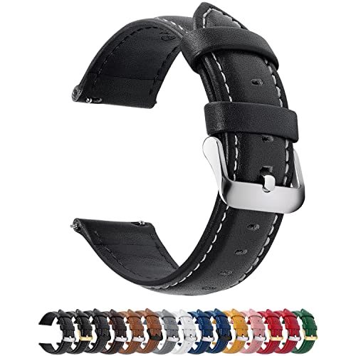 Fullmosa 12/14/16/18/19/20/21/22/24mm Quick Release Leather - Product Imagery