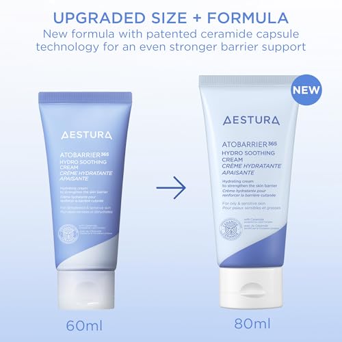 AESTURA ATOBARRIER365 Cooling Hydro Soothing Water Cream Moist... - Product Imagery