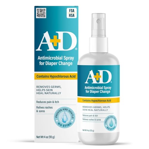 A+D Antimicrobial Hydrogel Spray with Hypochlorous Acid Spray - Product Imagery