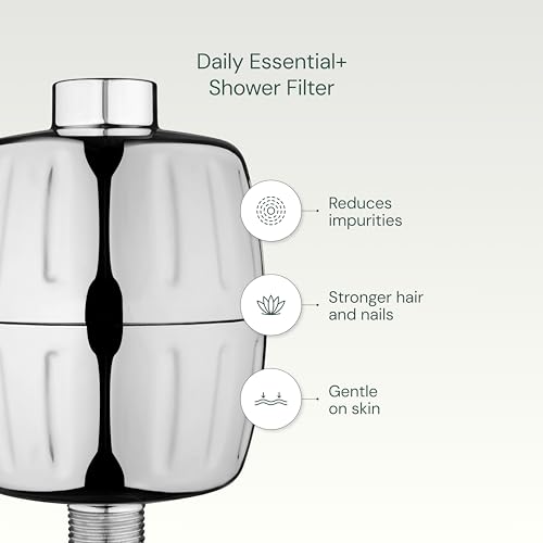 Aquabliss SF500 Daily Essential+ Shower Filter - Chrome - Product Imagery