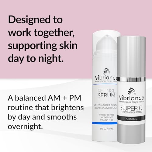 Vibriance Dynamic Duo Skincare Bundle - Super C Serum, Retinol - Product Imagery