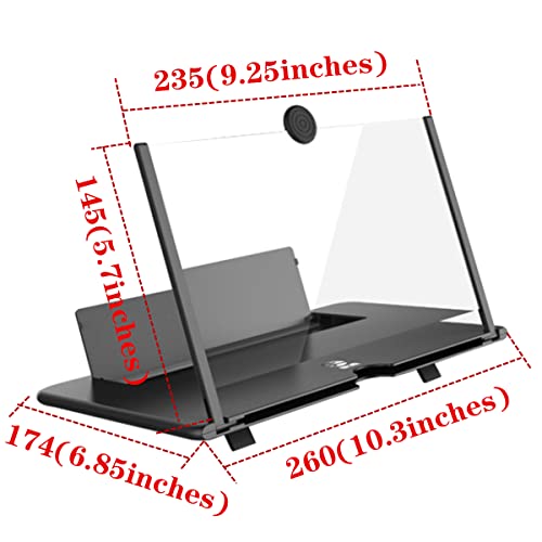 12" Phone Screen Magnifier, Screen Amplifier 3D HD Screen - Product Imagery