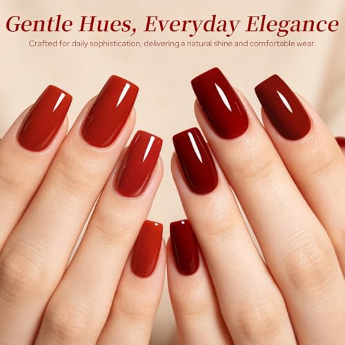 BORN PRETTY Fall Winter Gel Polish Pumpkin Orange Brown - Product Imagery