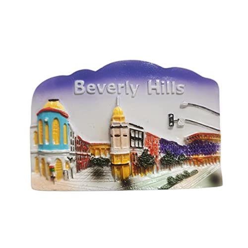 Beverly Hills Los Angeles USA 3D Fridge Magnet Souvenir - Product Imagery