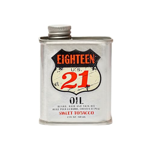 18 21 Man Made Hair Skin Beard Oil for Men 4 Scents - Premium Selection Official Imagery - 1