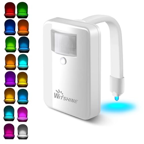 Toilet Light Motion Activated, White Elephant Stuff for Bathroom - Product Imagery