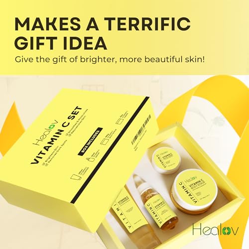 Vitamin C Skincare Set – Hydrating Facial Cleanser, Exfoliating - Product Imagery