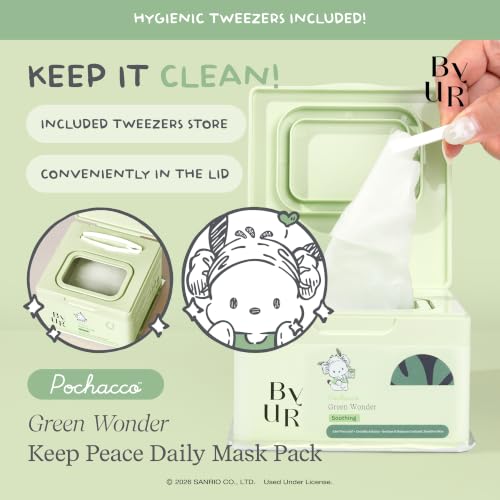 ByUR Green Wonder Sanrio Character Daily Aqua Serum Mask (30 - Product Imagery
