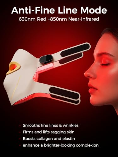 7 Color LED Face Mask, Silicone Facial Skin Care Device with - Product Imagery