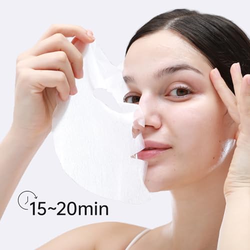 +WIS+ Intensive Hydrating Natural Face Masks 24 EA | Hyaluronic - Product Imagery