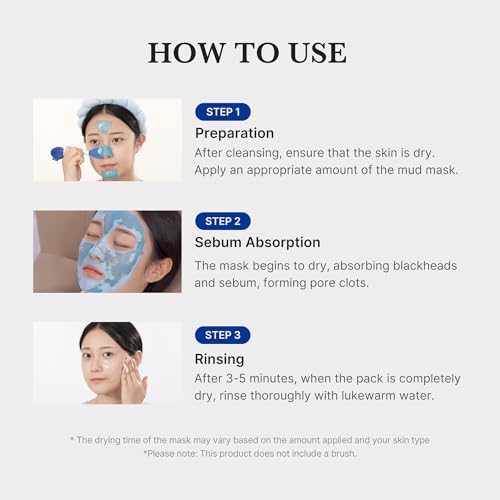 medicube Zero Pore Blackhead Mud Mask - Pore Cleansing & Gentle - Product Imagery