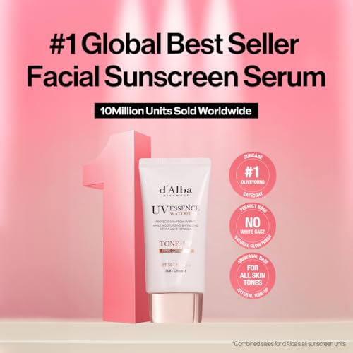d'alba Piedmont Waterfull Tone-Up Sunscreen Serum (1.69 fl oz... - Product Imagery