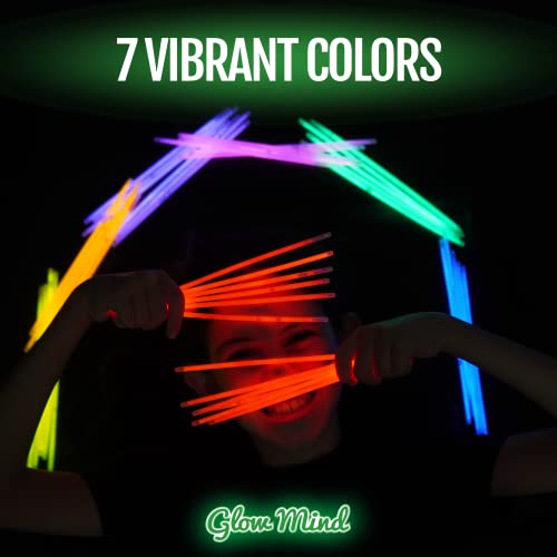 100 Glow Sticks Bulk Party Pack, 8" Halloween Glow Bracelets and - Product Imagery