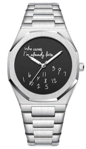 FANMIS Men’s Analog Stainless Steel Funny Dial Watch Octagon - Product Imagery