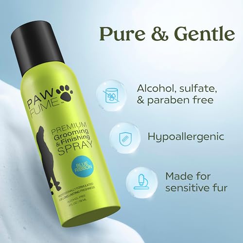 PAWFUME Dog Perfume Spray for Grooming, Blue Ribbon, 2-Pack - Product Imagery