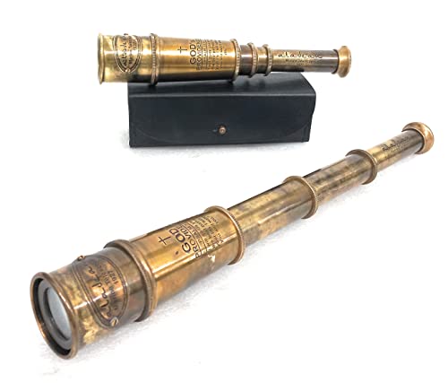 Vintage Spyglass Telescope Engraved Psalm 32:8 - Find Best - Product Imagery