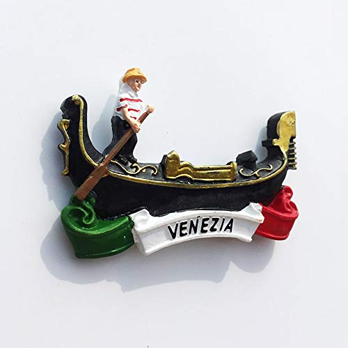 Venice Italy 3D Boat Refrigerator Magnet Souvenirs Handmade - Product Imagery