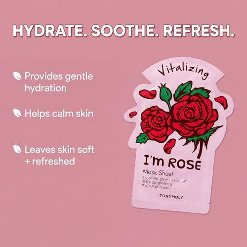 TONYMOLY I'm Face Sheet Masks - Hydrating & Soothing Korean Sk... - Product Imagery