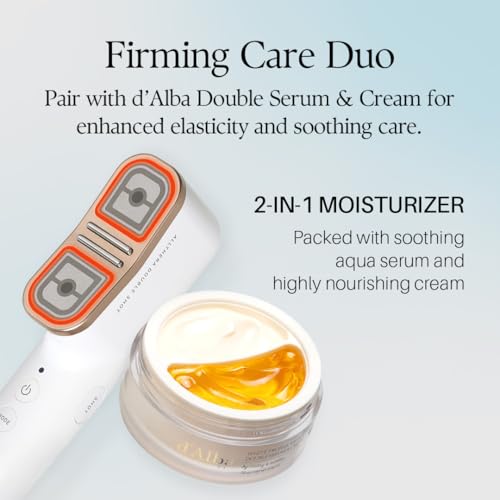 d’Alba Allthera Double Shot Beauty Massager | 3-Mode Facial - Product Imagery