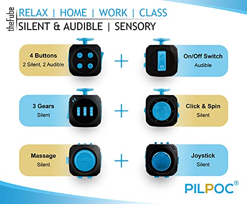 PILPOC theFube Fidget Cube, Stress Relief Infinity Cube for - Product Imagery