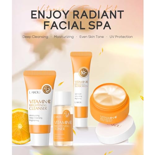 Daily Skincare Set, Travel Size Gift Set for Teenage Girls, - Product Imagery