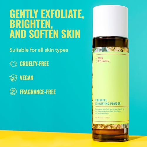 Good Molecules Pineapple Exfoliating Powder, Face Exfoliator, - Product Imagery