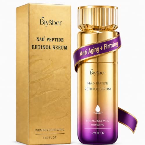 Retinol Serum for Face Neck with Peptide NAD Firming - BIYSBER Official Imagery - 1