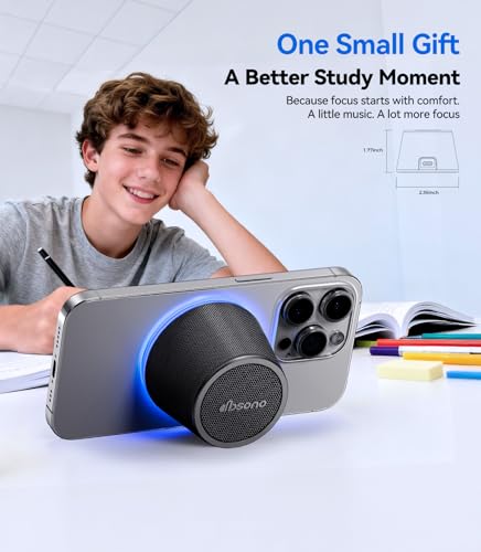dbsono Small Portable Bluetooth Speaker Birthday Gifts Magnetic - Product Imagery