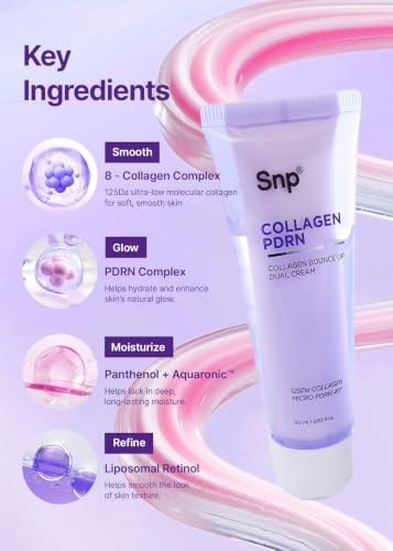 SNP Collagen Bounce Up Dual Cream, 60ml/2.03 Oz - Product Imagery